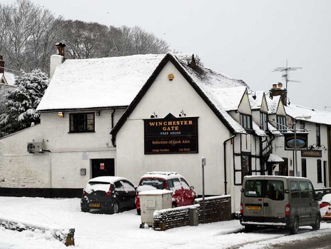 The Winchester Gate in the snow | John Palmer