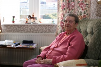 Sound clip of Margary Bodger talking about the Crystal Fountain