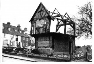 The demolition of 88 Milford Street