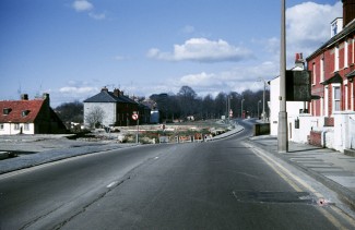 Demolition work on Rampart Road. Photo courtesy of the Fieber family