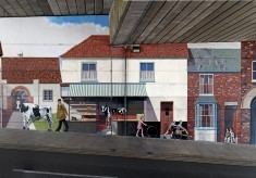 7. The Milford Street Bridge Mural