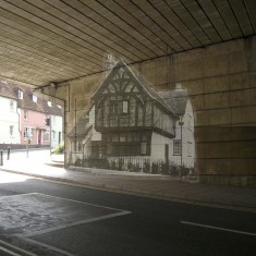 The Ghost of No 88 Milford Street on the Milford Street Bridge. | Milford Street Bridge Project