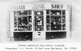 Postcard of the Little Junk Shop, with kind permission of Mary Smith