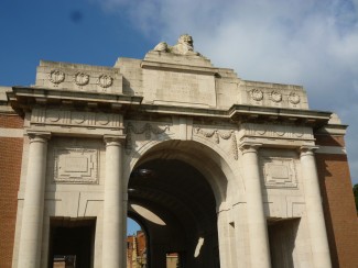 The names of some Salisbury soldiers with no known grave are inscribed on the Menin Gate or the memorial walls in Tyne Cot Cemetery | Picture taken by Rita Jacob