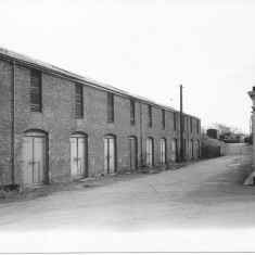 The Blakey Road coal bunkers, opposite the Dust Hole pub, where the local coal merchants unloaded and stored coal from the yard, creating loads of dust -  hence the 'Dust Hole' pub name. The last 2 were demolished c. 2012-13.  | With kind permission of The Salisbury Museum © Salisbury Museum