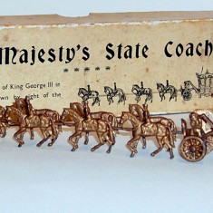 A small model of Her Majesty's state coach, given Salisbury children for the Coronation | John Palmer