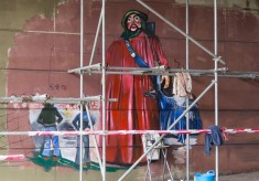 The creation of the Jubilee Mural