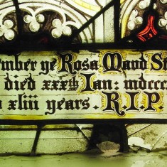 Memorial window in St. Mary's chapel | Alan Doel