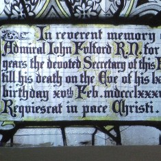 Memorial window in St. Mary's chapel | Alan Doel