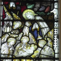 Nativity window in St. Mary's chapel | Alan Doel