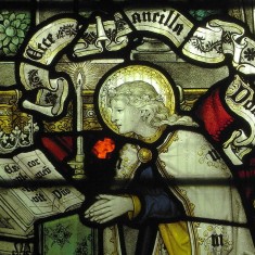 Annunciation window in St. Mary's chapel | Alan Doel
