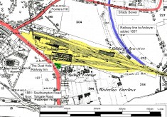 Milford Goods Yard - old map