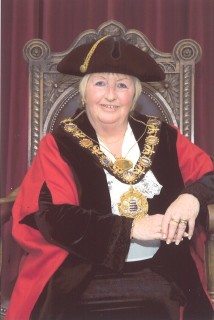 Iris Evans in her mayoral robes. | Courtesy of Salisbury City Council