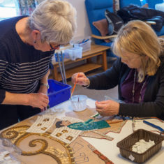 Photo gallery - making the Culver Street mosaic | John Palmer