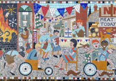 The Completed Greencroft Street Mosaic