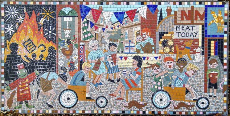 The Completed Greencroft Street Mosaic