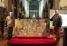 Mosaic unveiling and celebration