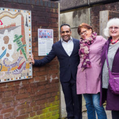 Angela and Bev with Wiltshire Councillor Atiqul Hoque | John Palmer